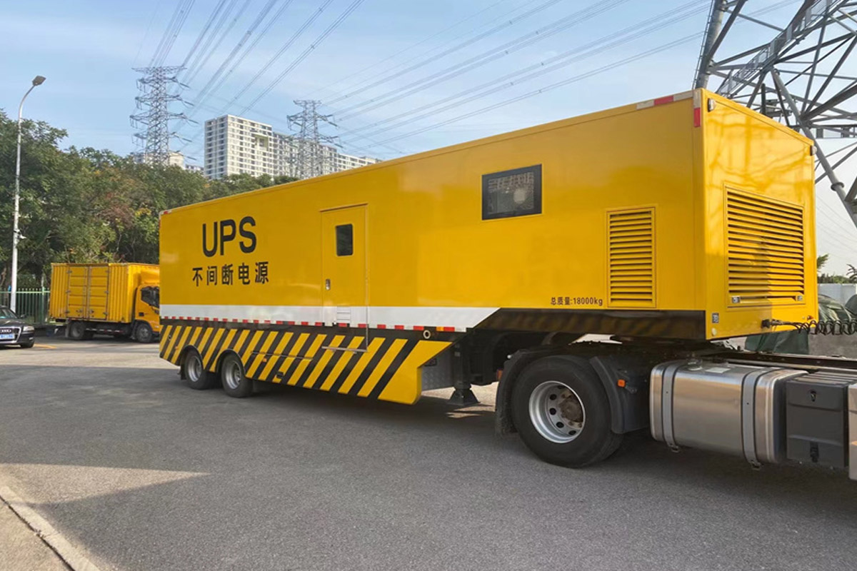齐齐哈尔发电机租赁施工现场